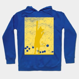 YELLOW HIGH FIVE CAT Hoodie